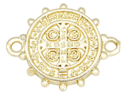 RODIO DORADO CENTRO CRUZ NACAR 13*16MM