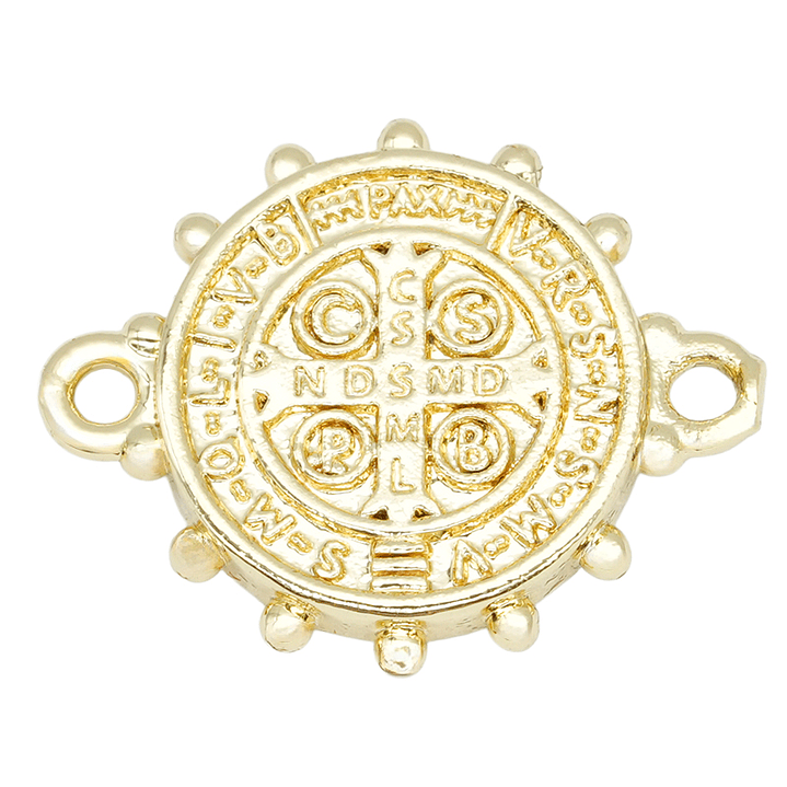 RODIO DORADO CENTRO CRUZ NACAR 13*16MM 2