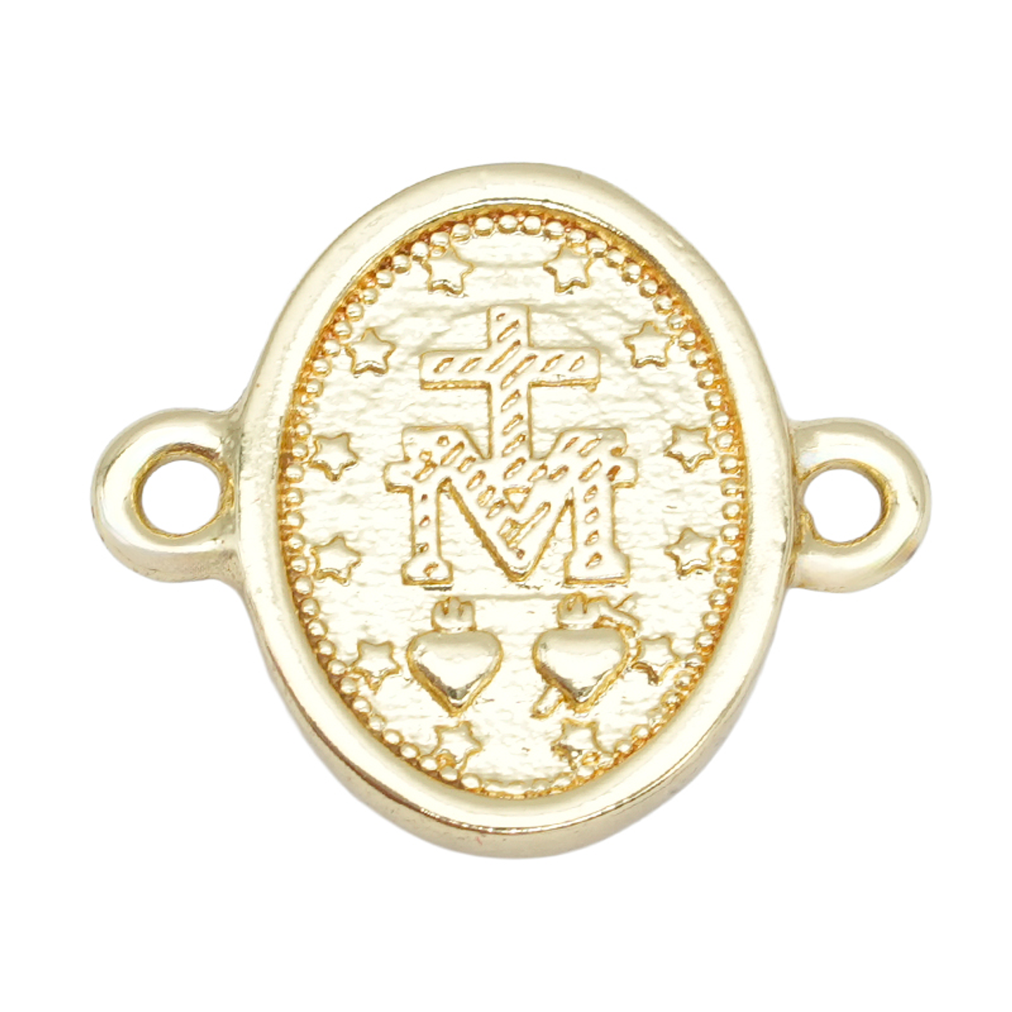 RODIO DORADO CENTRO GUADALUPE OVALADA 13*15MM 2