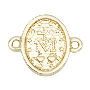 RODIO DORADO CENTRO GUADALUPE OVALADA 13*15MM