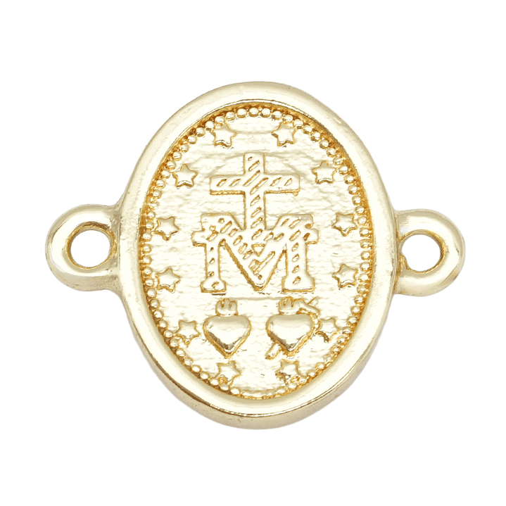 RODIO DORADO CENTRO GUADALUPE OVALADA 13*15MM 2