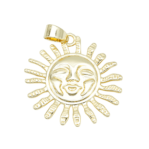 RODIO DORADO DIJE SOL 30MM