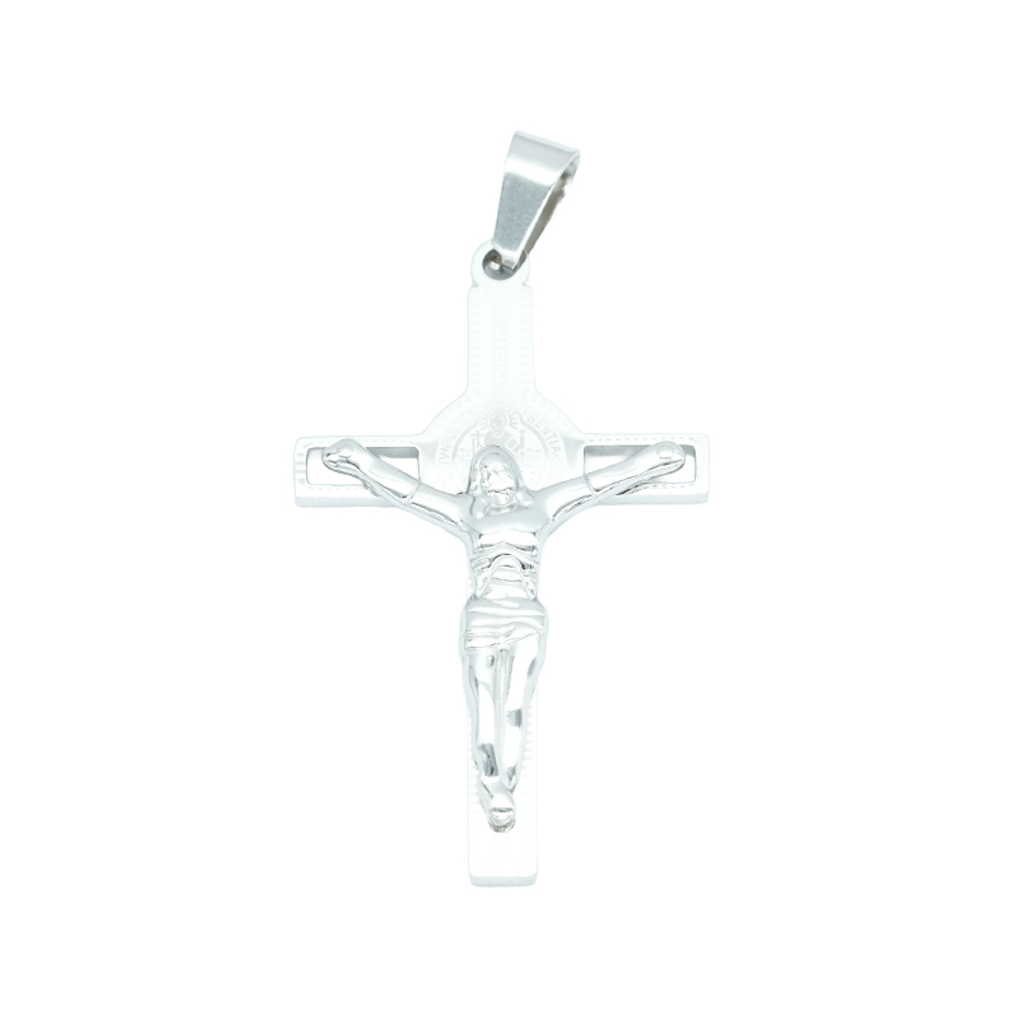 ACERO PLATEADO CRISTO 40*25MM 1