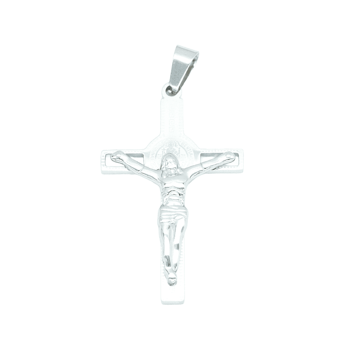 ACERO PLATEADO CRISTO 40*25MM 1