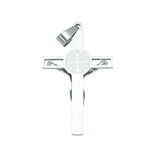 ACERO PLATEADO CRISTO 40*25MM