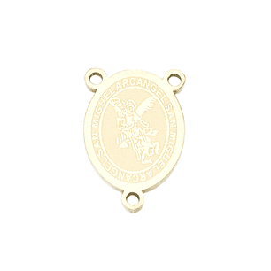 ACERO DORADO CRUCERO SAN MIGUEL ARCANGEL 10*14*1.2MM