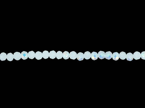 CRISTAL MURANO # 2MM BLANCO MATE AB X 198 UND APROX 