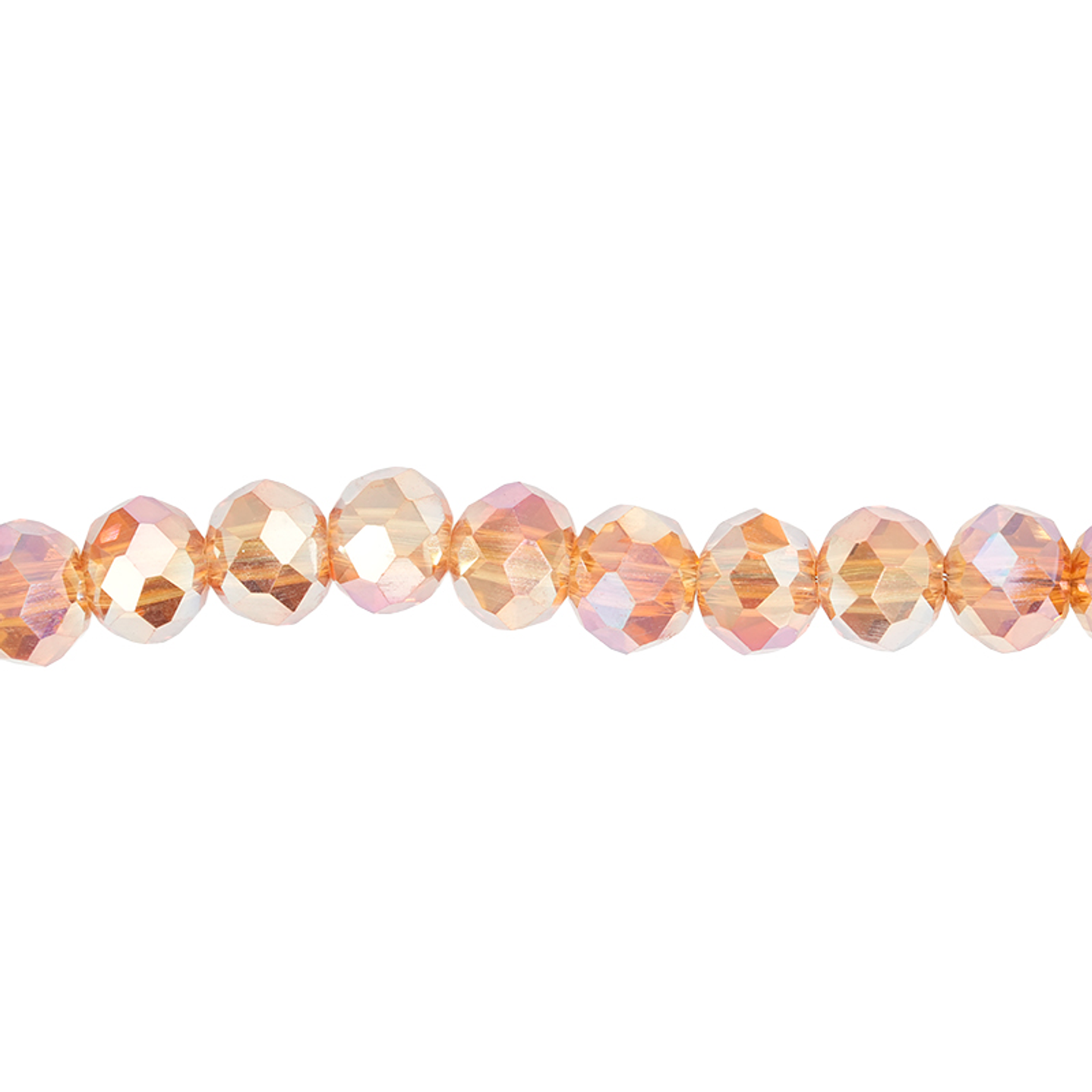 CRISTAL MURANO # 6MM CAFE OSCURO AB TRASPARENTE 1