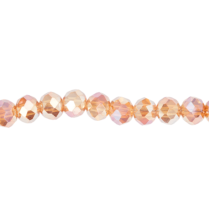 CRISTAL MURANO # 6MM CAFE OSCURO AB TRASPARENTE 1