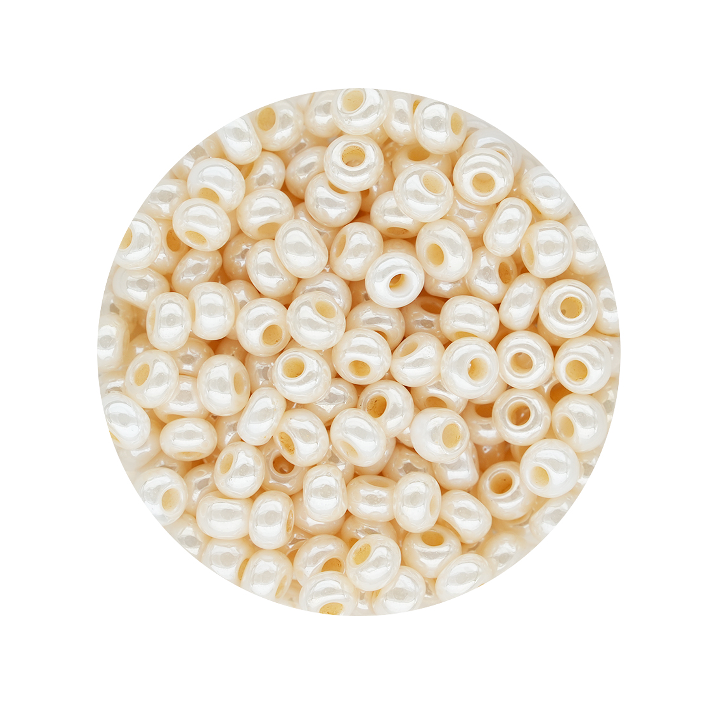 CHAQUIRA CHECA 8/0 (3MM) BEIS OSCURO PERLADO X 20 GRAMOS (792 UND APROX) 1