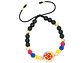 PULSERA COLOMBIA DORADA NEOPRENO CRISTAL FEDERACION  6MM - thumbnail 1
