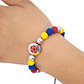 PULSERA COLOMBIA PLATEADA NEOPRENO FEDERACION COLOMBIA - thumbnail 2