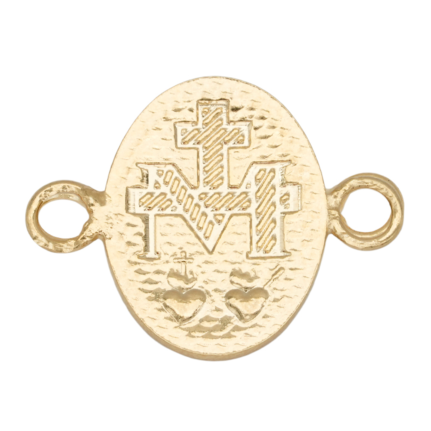 ORO LAMINADO 18K SEPARADOR MILAGROSA REMARCADO 19MM 2