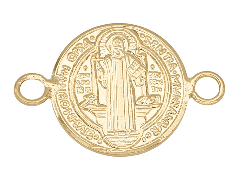 ORO LAMINADO 18K SEPARADOR SAN BENITO GRANDE 23MM 