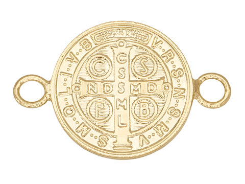 ORO LAMINADO 18K SEPARADOR SAN BENITO GRANDE 23MM 