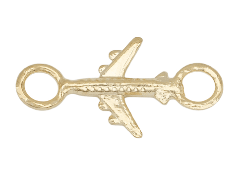 ORO LAMINADO 18K SEPARADOR AVION 15MM