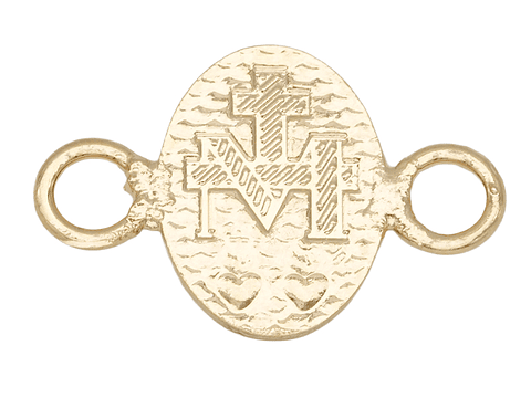 ORO LAMINADO 18K SEPARADOR MILAGROSA MINI 15MM