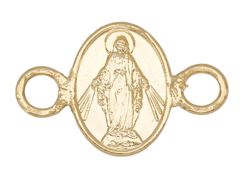 ORO LAMINADO 18K SEPARADOR MILAGROSA MINI 15MM