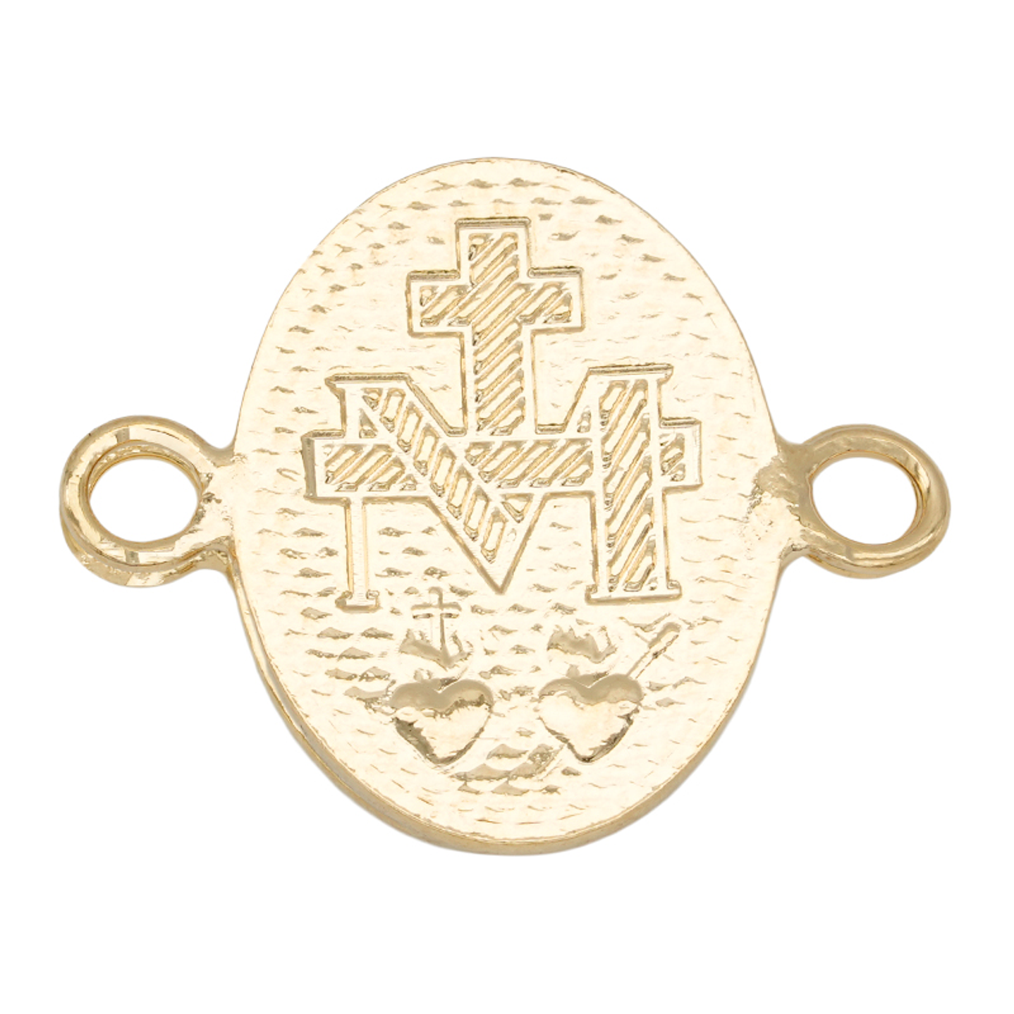 ORO LAMINADO 18K SEPARADOR MILAGROSA 21MM  2