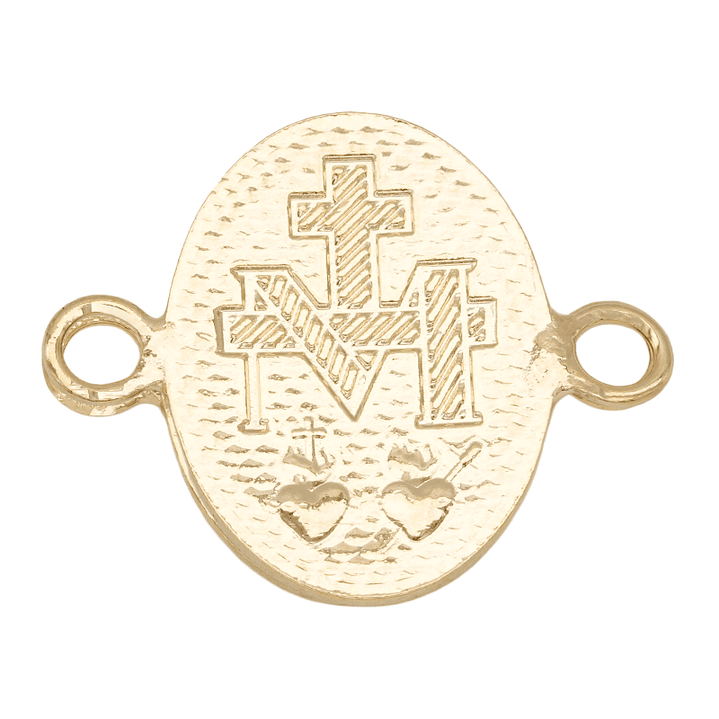 ORO LAMINADO 18K SEPARADOR MILAGROSA 21MM  2