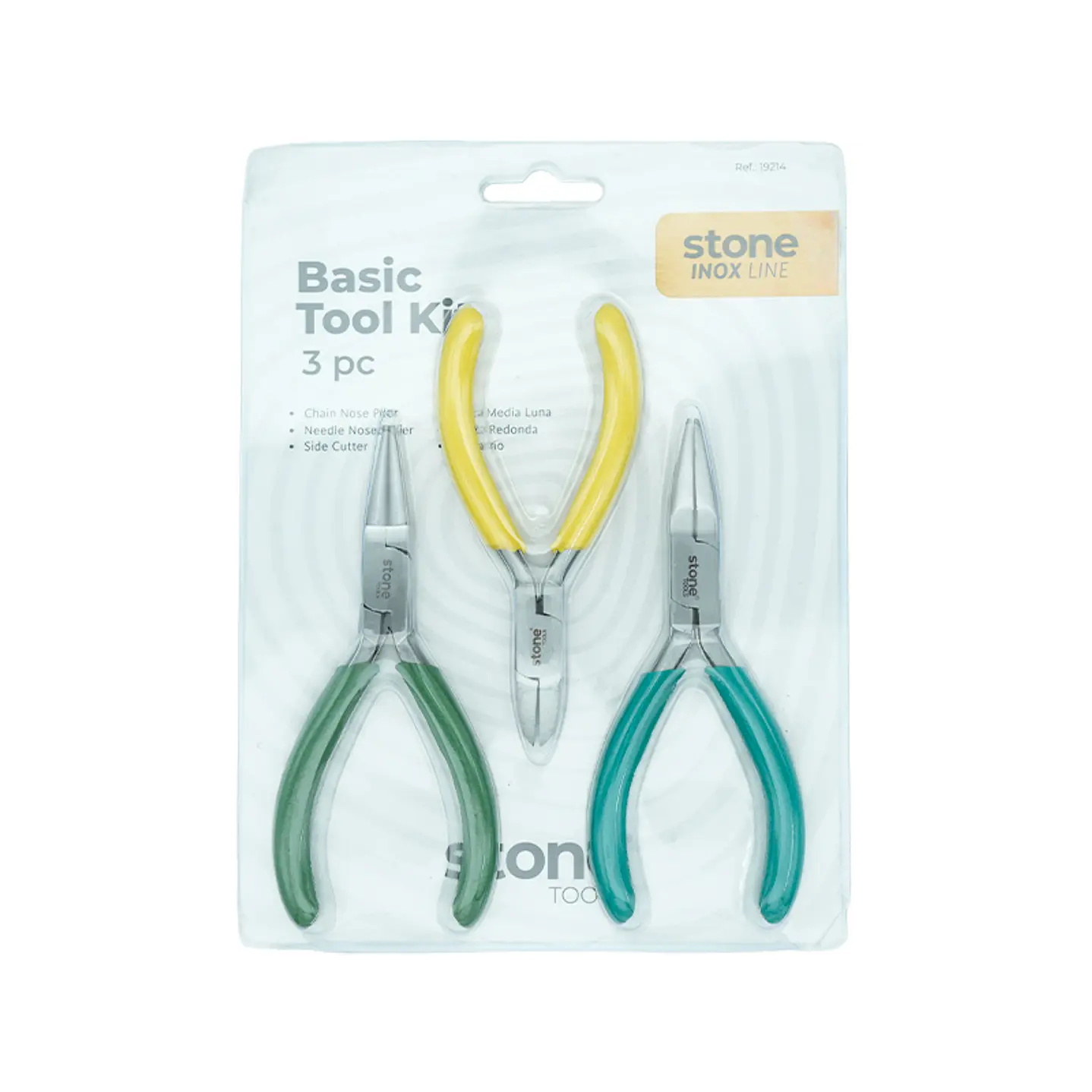 Kit de herramientas stone PLR-751 x 3 unidades Acero Inoxidable 1