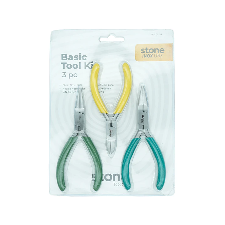 Kit de herramientas stone PLR-751 x 3 unidades Acero Inoxidable 1