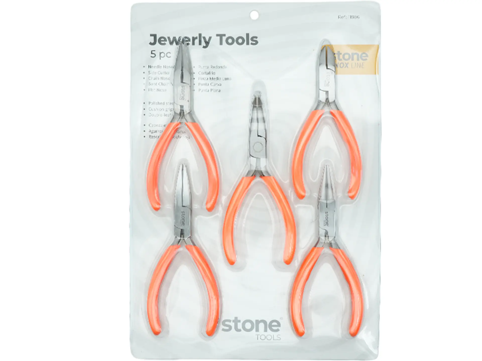 Kit de herramientas stone PLR-750 x 5 unidades Acero Inoxidable 1