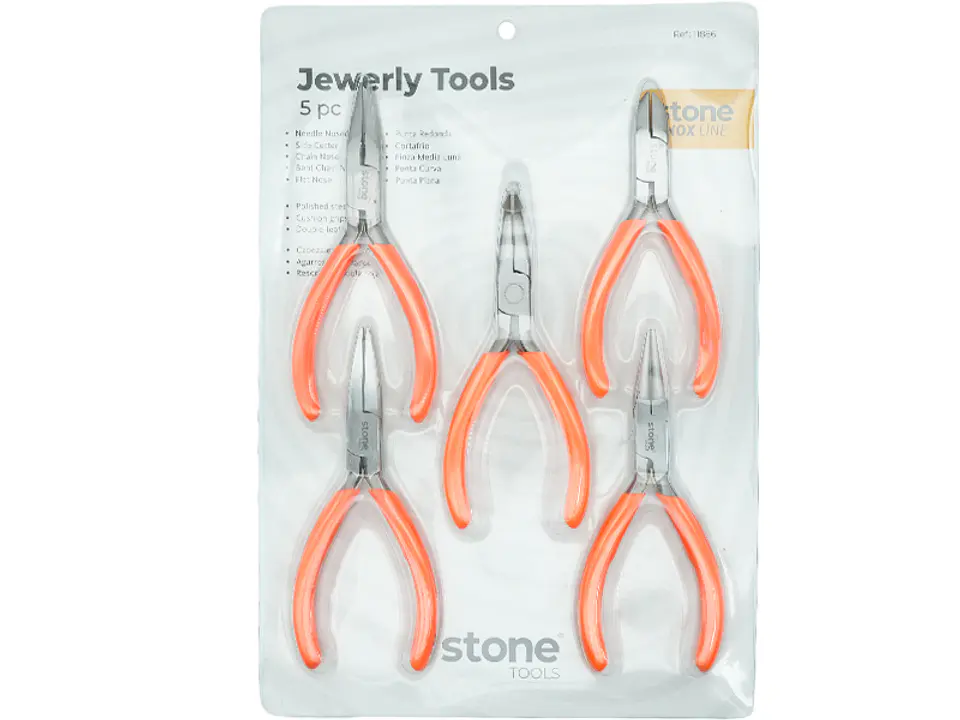 Kit de herramientas stone PLR-750 x 5 unidades Acero Inoxidable 1