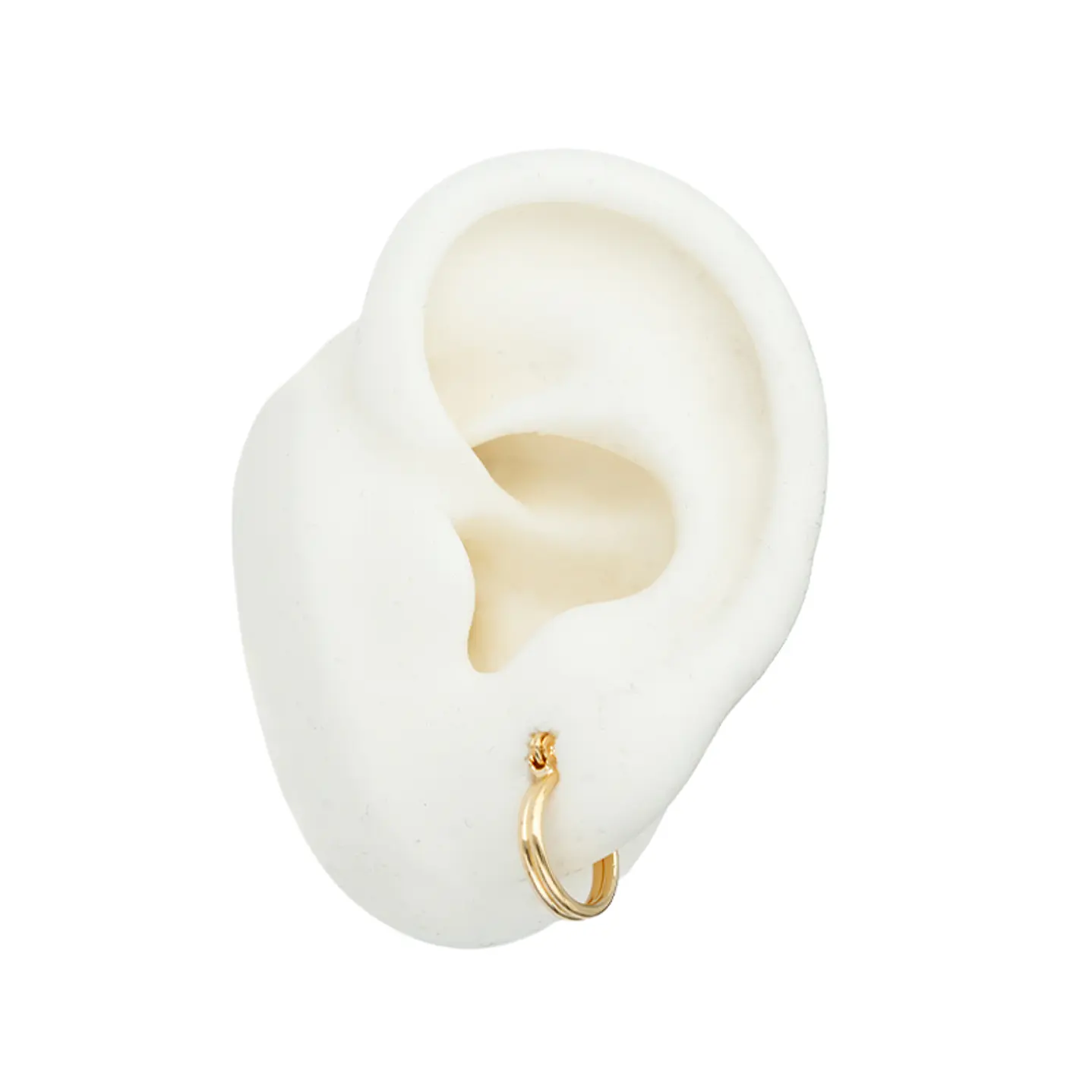 ORO LAMINADO 18K CANDONGA HILO DOBLE 12*14MM 2