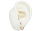 ORO LAMINADO 18K CANDONGA HILO DOBLE 12*14MM - Miniatura 2