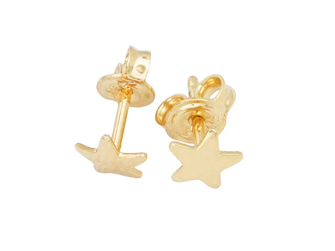 ORO LAMINADO 18K TOPO ESTRELLA 5 PUNTAS 5MM