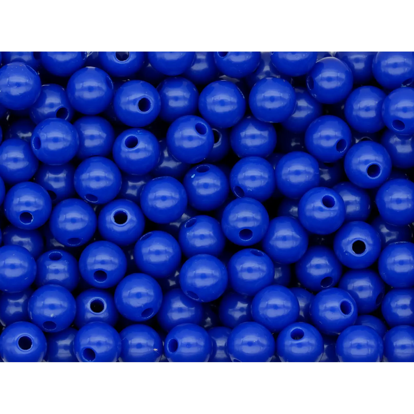 ACRILICO BOLA ABACO AZUL REY # 8MM POR 50 GRAMOS (200 UNIDADES APROXIMADAMENTE) 1