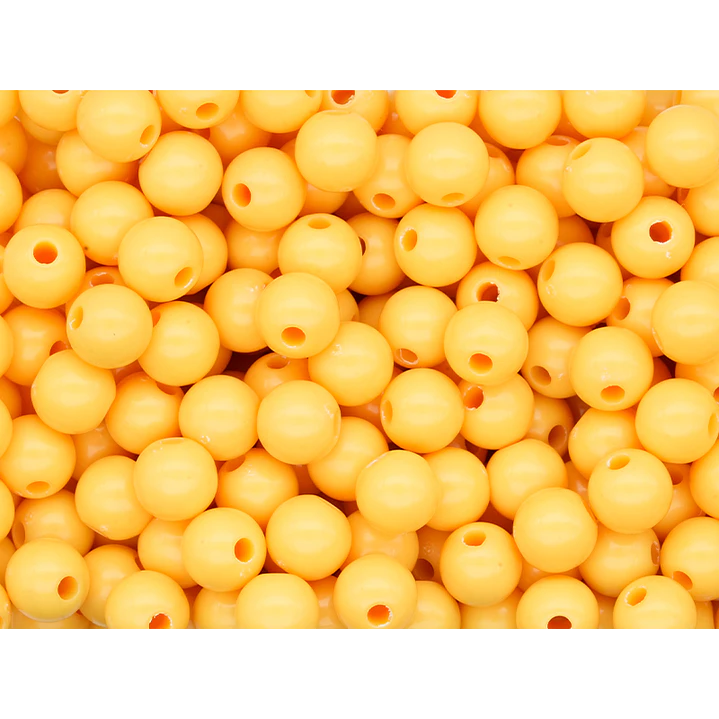 ACRILICO BOLA ABACO AZUL AMARILLO # 8MM POR 50 GRAMOS (200 UNIDADES APROXIMADAMENTE) 1