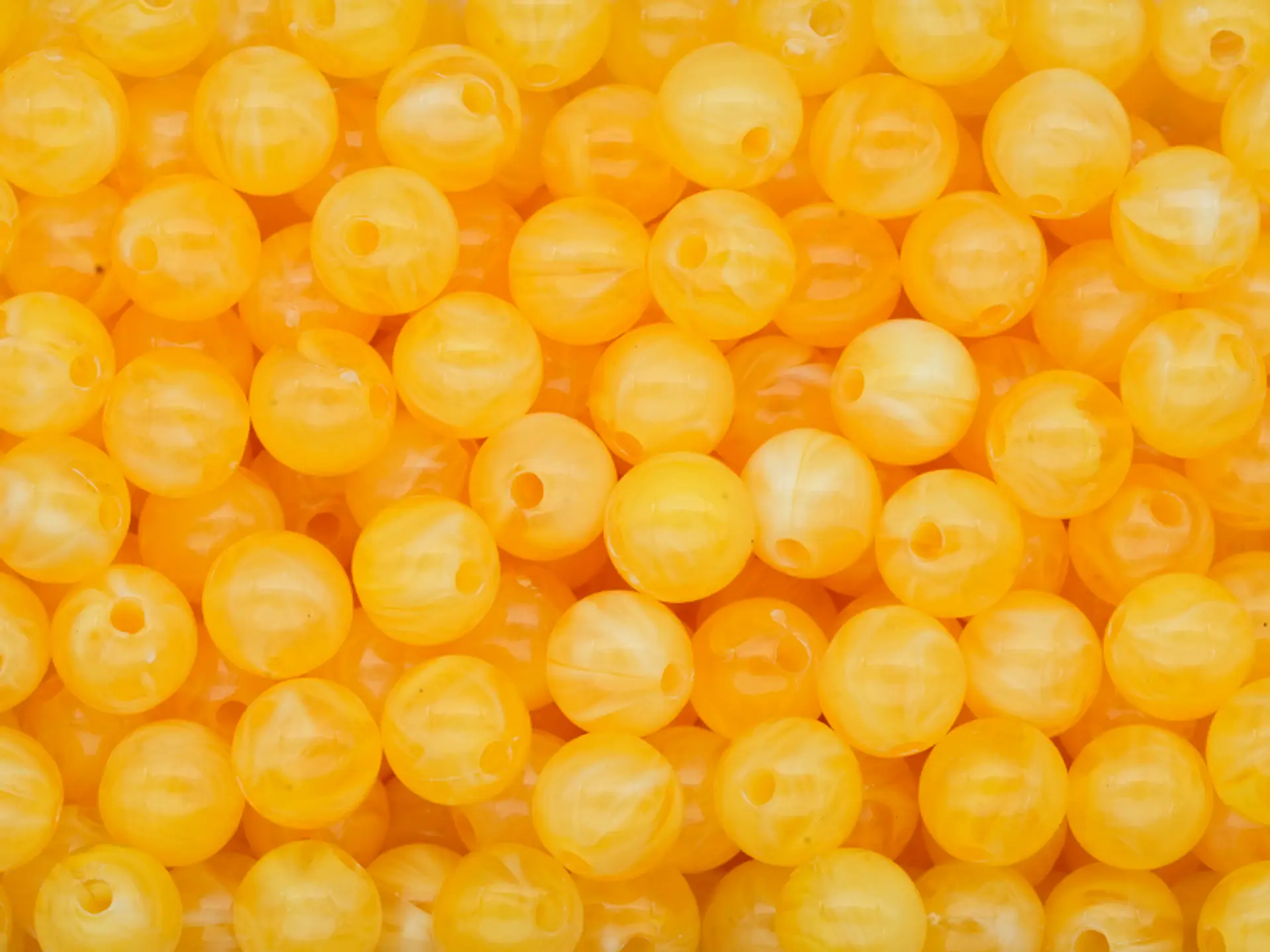 ACRILICO AGATA AMARILLO IMITACION # 8MM POR 50 GRAMOS (200 UNIDADES APROXIMADAMENTE) 1