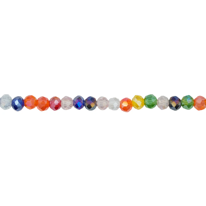 CRISTAL MURANO MIX TRANSPARENTE # 4MM 1