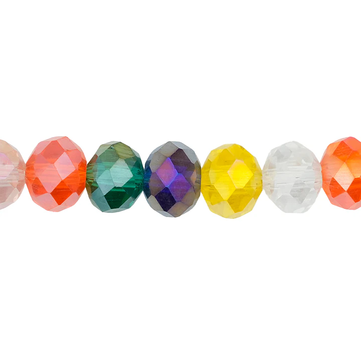 CRISTAL MURANO MIX TRANSPARENTE # 8MM 1