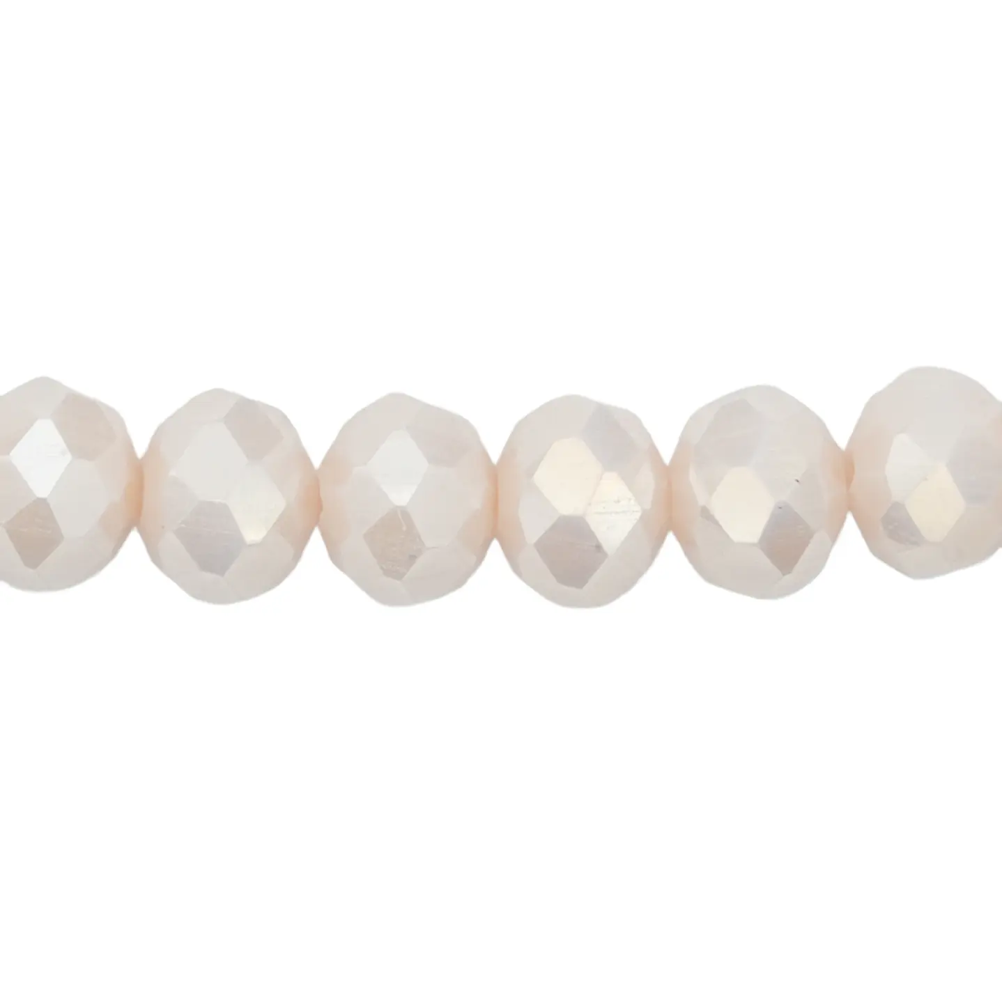 CRISTAL MURANO BEIS AB MATE # 8MM 1