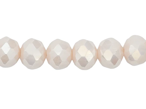 CRISTAL MURANO BEIS AB MATE # 8MM