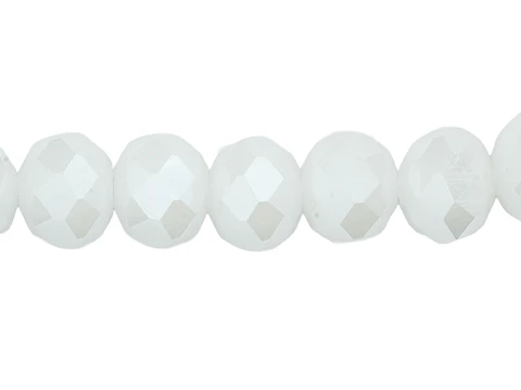 CRISTAL MURANO BLANCO MATE AB # 8MM