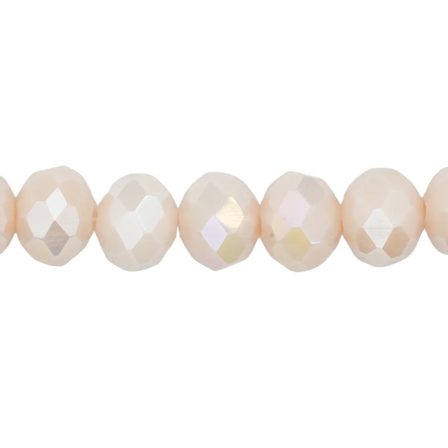 CRISTAL MURANO BEIS MATE AB # 8MM 1