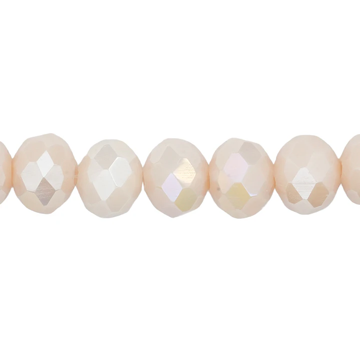 CRISTAL MURANO BEIS MATE AB # 8MM 1