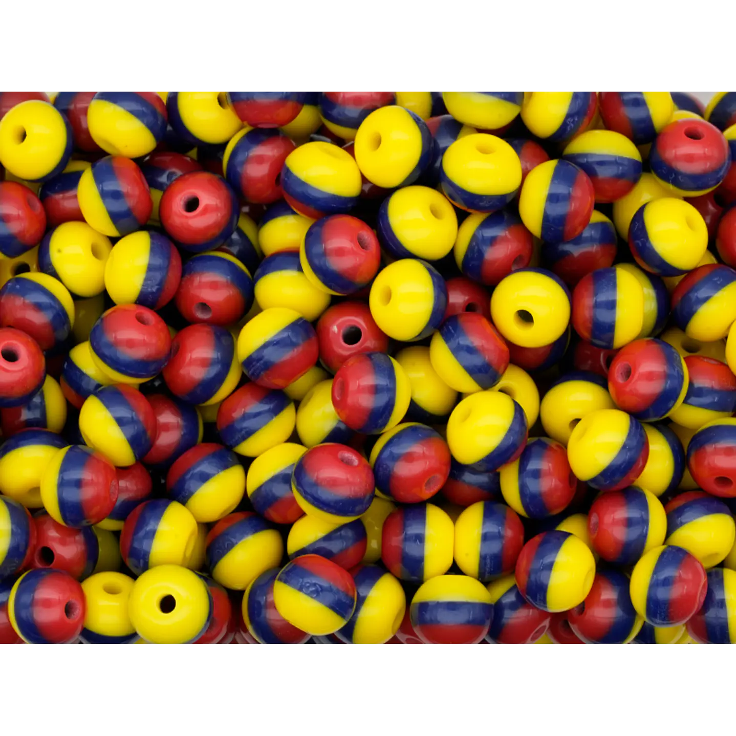 ACRILICO BOLA LISA COLOMBIA # 8MM POR 50 UNIDADES 1