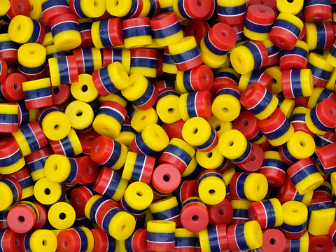 ACRILICO CILINDRO LISO COLOMBIA # 6*6MM POR 50 UNIDADES