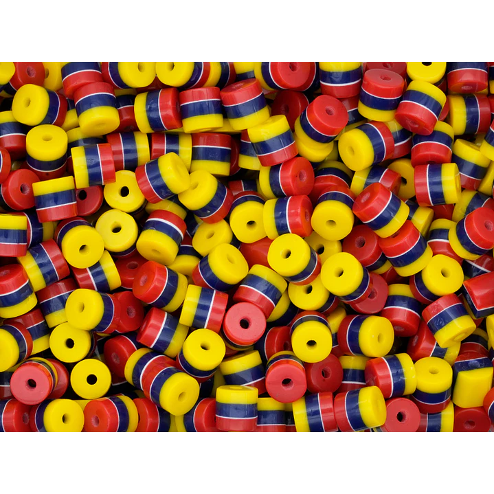 ACRILICO CILINDRO LISO COLOMBIA # 6*6MM POR 50 UNIDADES 1