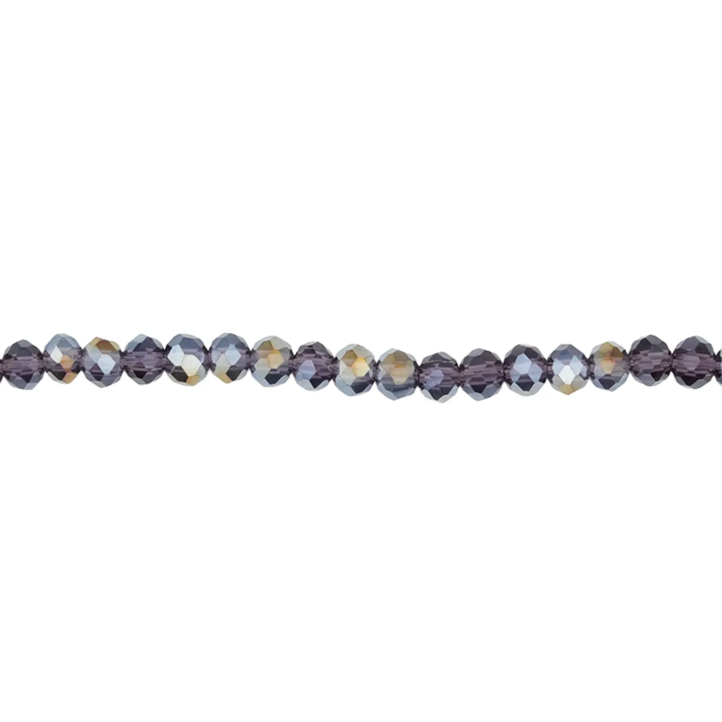 CRISTAL MURANO # 4MM MORADO AB VISO DORADO TRANSPARENTE 1