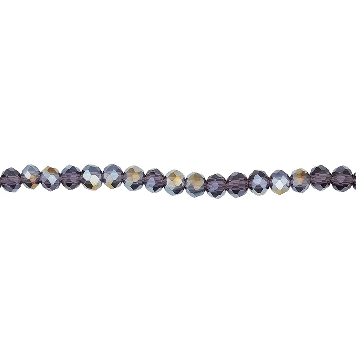 CRISTAL MURANO # 4MM MORADO AB VISO DORADO TRANSPARENTE 1