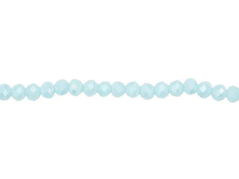 CRISTAL MURANO AZUL CIELO MATE AB # 4MM X 146 UND APROX 