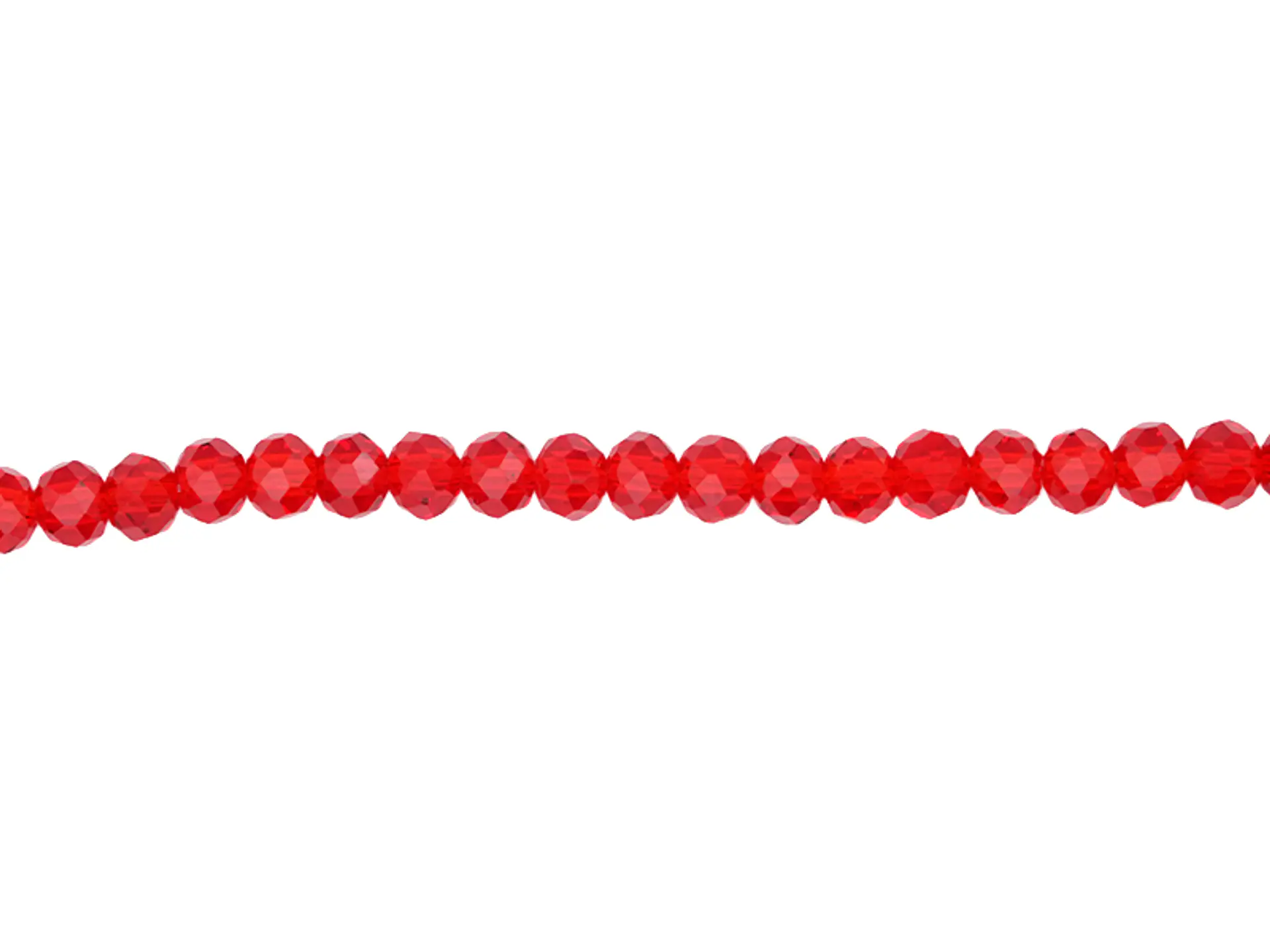 CRISTAL MURANO # 4MM ROJO TRANSPARENTE 1
