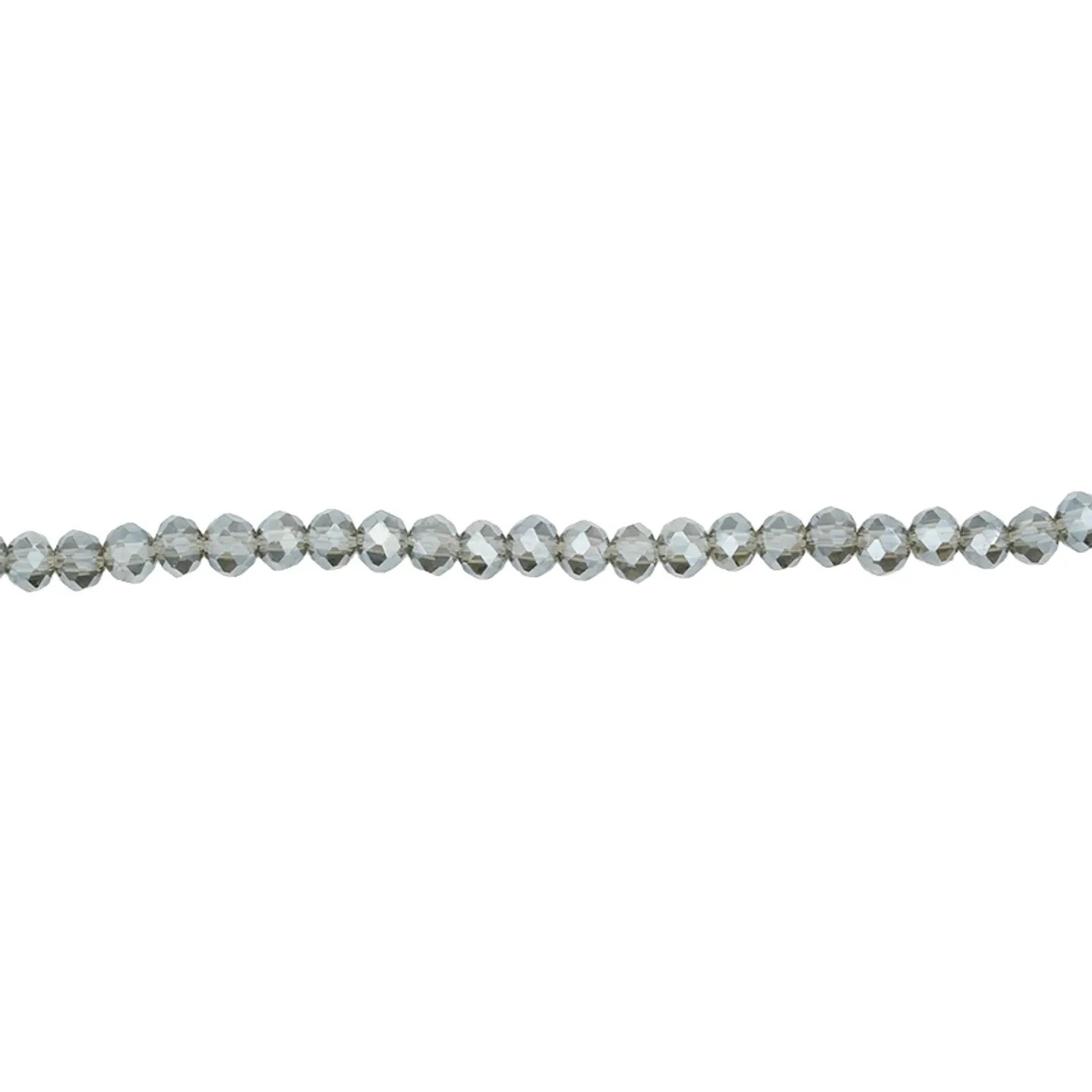 CRISTAL MURANO GRIS TRANSPARENTE AB # 3MM POR 146 UNIDADES APROXIMADAMENTE 1