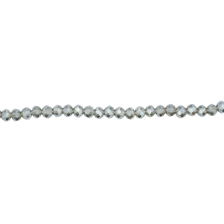 CRISTAL MURANO GRIS TRANSPARENTE AB # 3MM POR 146 UNIDADES APROXIMADAMENTE 1